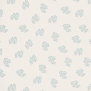Dolly Flower Wallpaper Seafoam