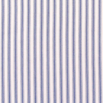 Parish Stripe Ticking Fabric Blue