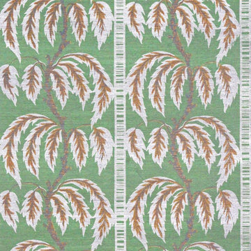 Palms Metallic Grasscloth - Sister Parish color-name:Green Gold
