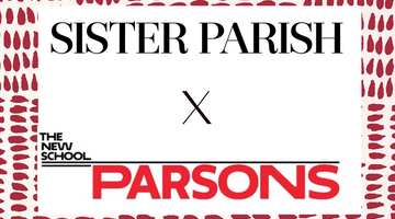 Sister Parish Design Partnership with Parsons School of Design MFA Textiles Program