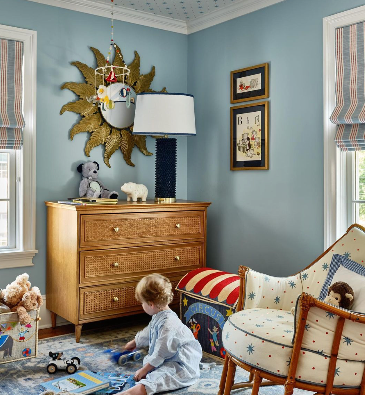 A Classic Children’s Room That can Double as a Guest Room.