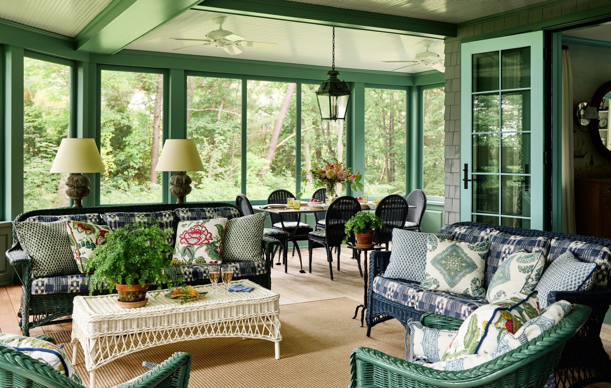 A Porch That's Ready For Entertaining