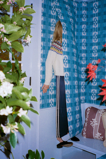 Mahalo Wallpaper Blue