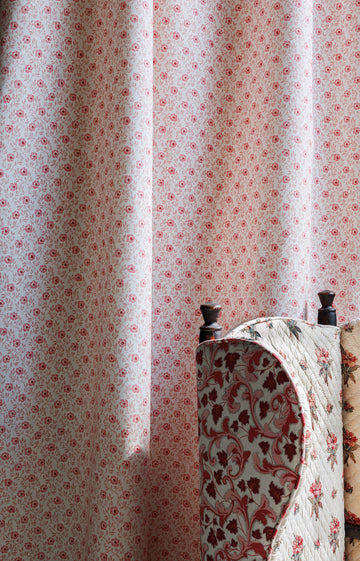 Breakfast in Bed Fabric Pink Raspberry