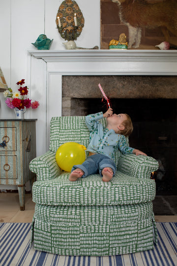 Albert Performance Fabric (Reversible) Meadow