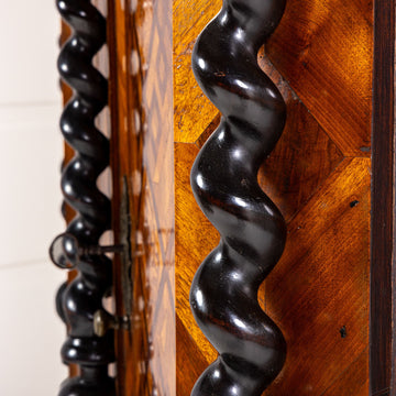 17th Century German Inlaid Walnut Cabinet