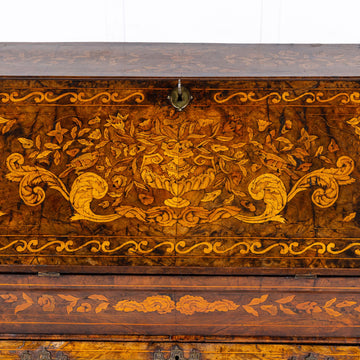 18th Century Dutch Marquetry Bureau