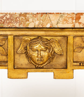 18th Century Italian Giltwood Console Table