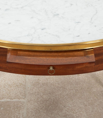 19th Century French Mahogany Bouillotte Table