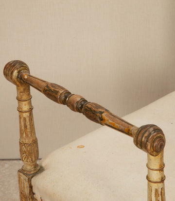 19th Century French Painted Stool