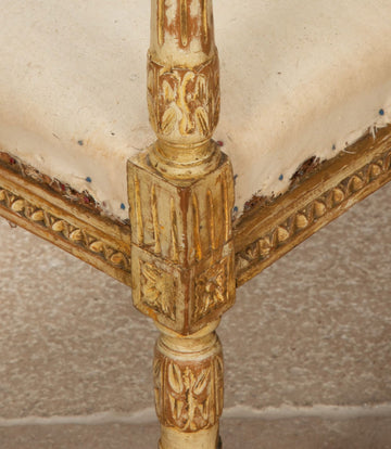 19th Century French Painted Stool