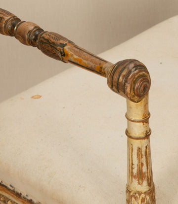 19th Century French Painted Stool