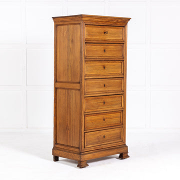 19th Century French Pine Semainier