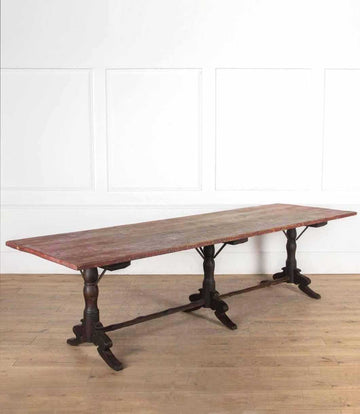 19th Century Italian Pedestal Dining Table