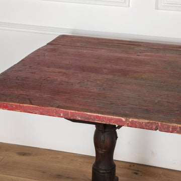 19th Century Italian Pedestal Dining Table
