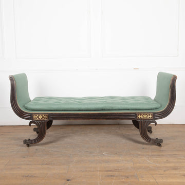 19th Century Regency Rosewood Window Seat or Daybed