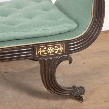 19th Century Regency Rosewood Window Seat or Daybed