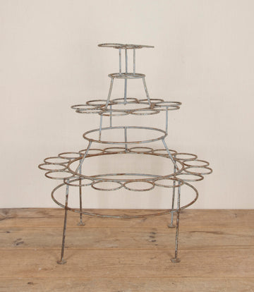 20th Century French Wrought Iron Plant Pot Stand