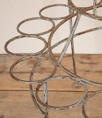 20th Century French Wrought Iron Plant Pot Stand