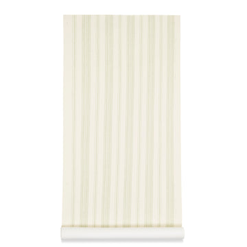 Boxwood Stripe Wallpaper Sage Brush Green
