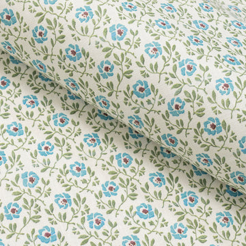 Breakfast in Bed Fabric Peacock Fig