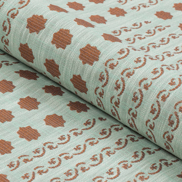 Campobello Performance Fabric (Reversible) Verdigris
