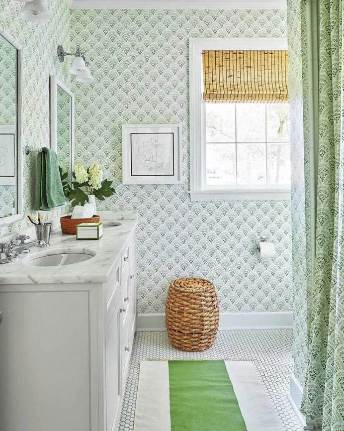 Chou Chou Wallpaper Green Green