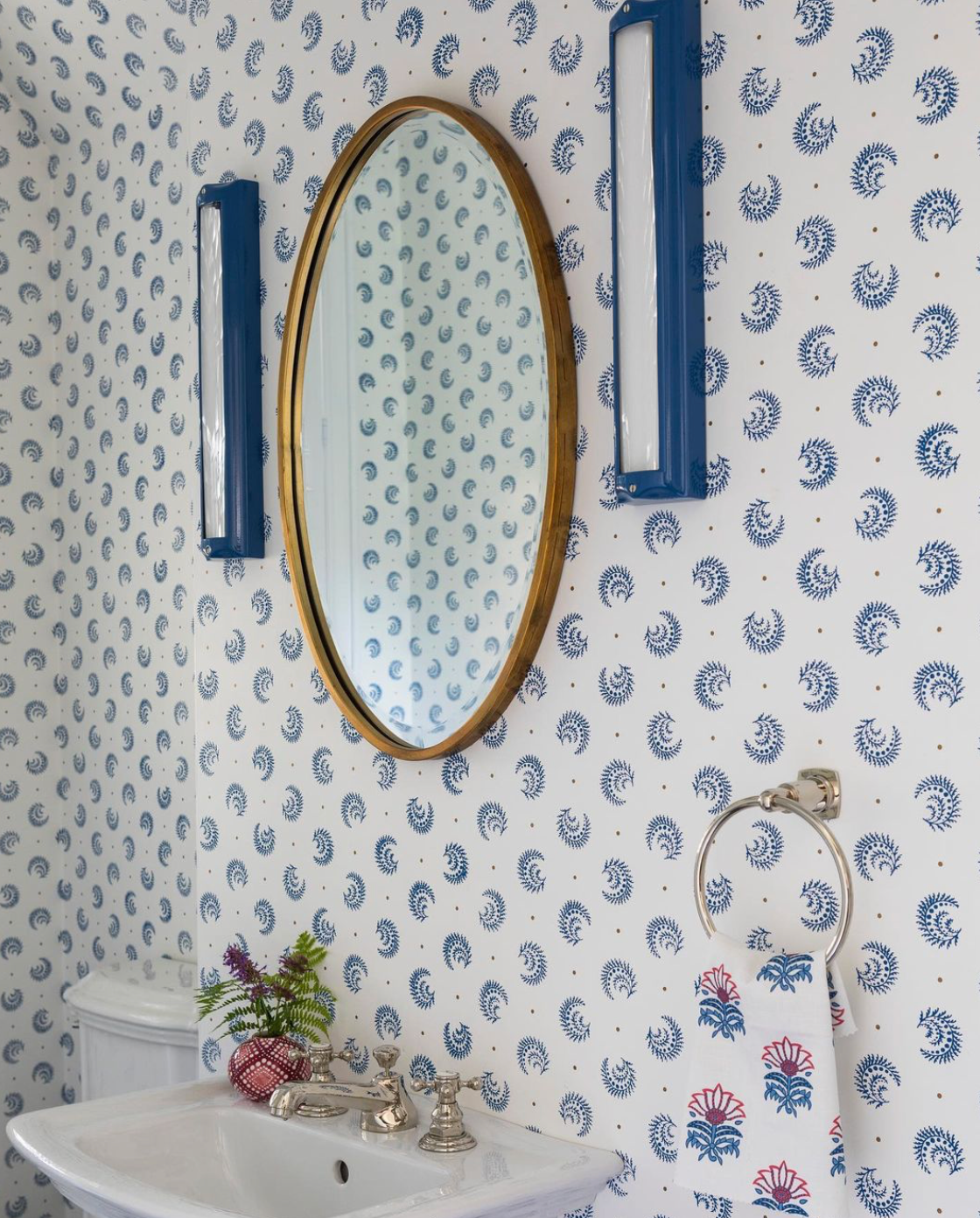 Desmond Wallpaper Blue [install] design by digs design co