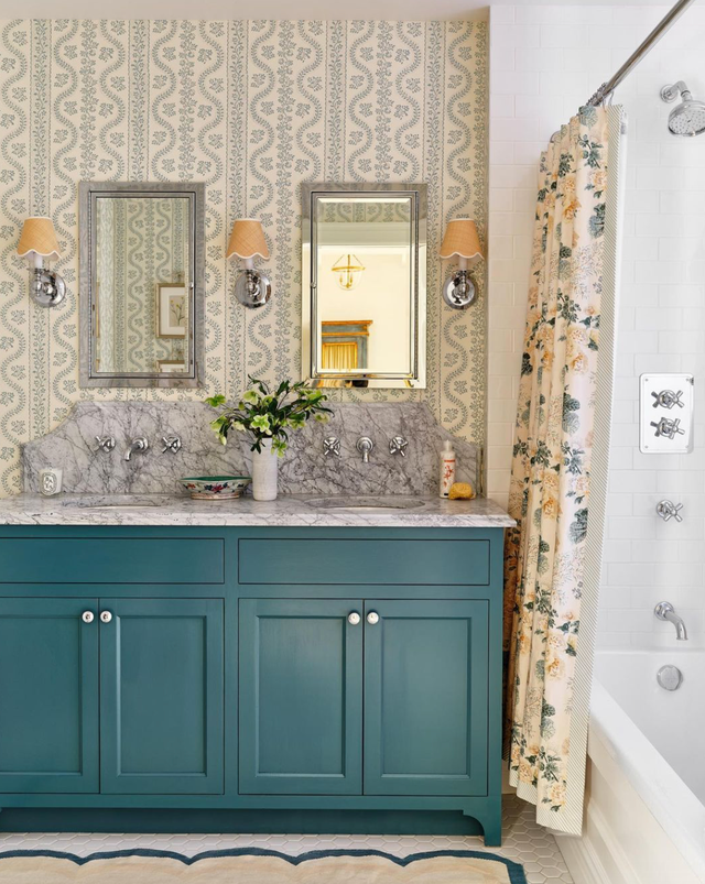 Dolly Wallpaper Seafoam – Sister Parish