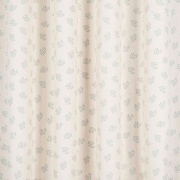 Dolly Flower Fabric Seafoam