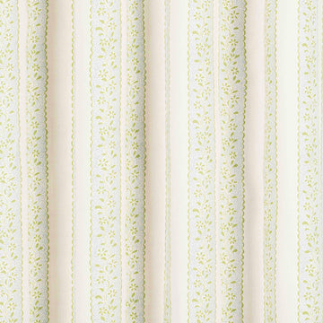 Dolly Stripe Fabric Lettuce Green