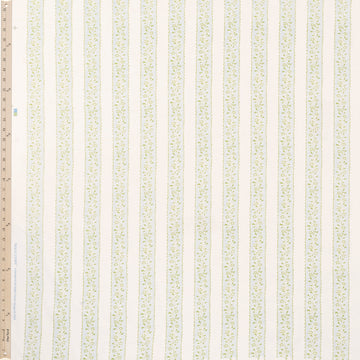 Dolly Stripe Fabric Lettuce Green