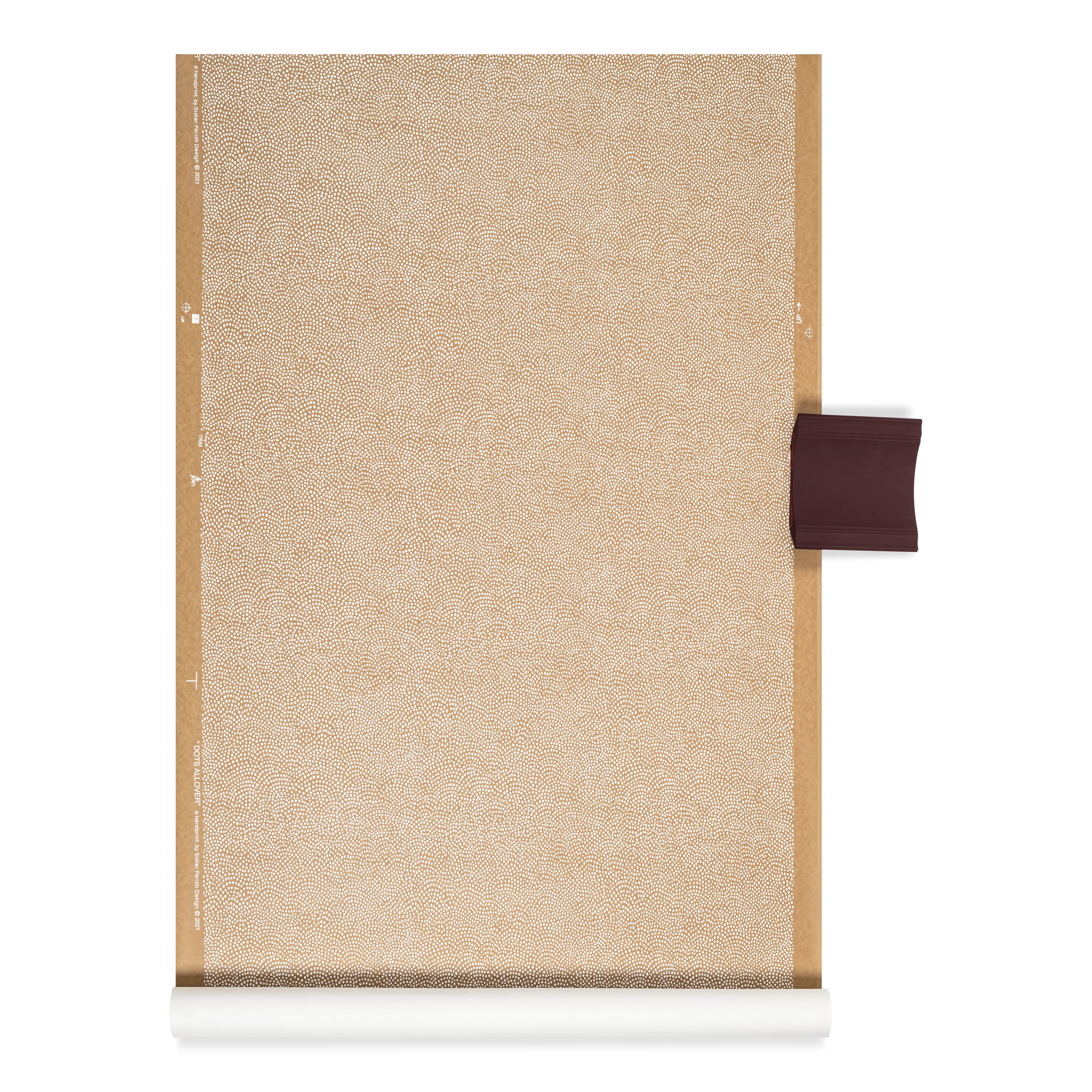 Dot All Over Wallpaper Paper Bag Brown Paper bag brown