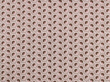 Verbena Fabric Brown Red