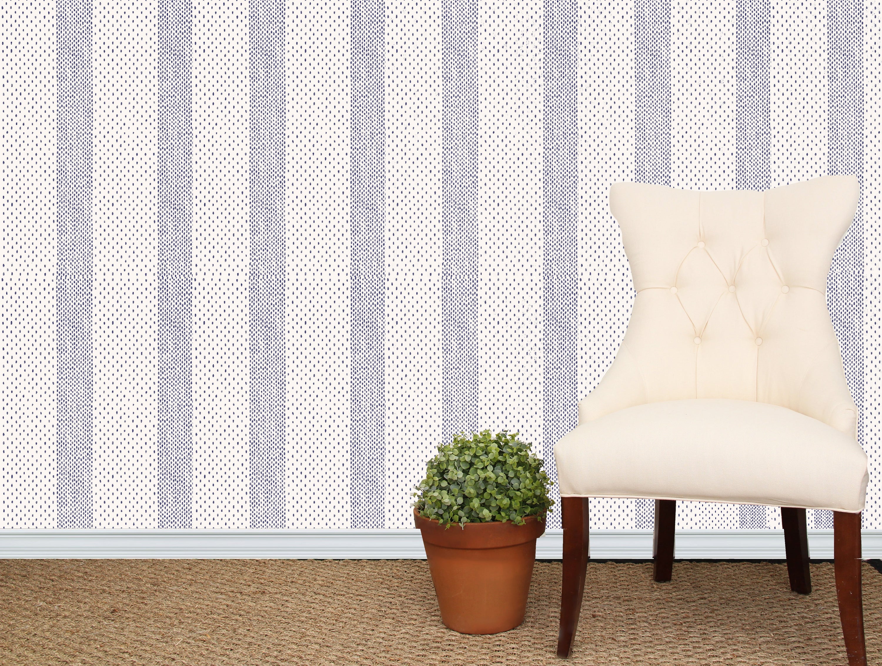 Kinnicutt Stripe Wallpaper Sample