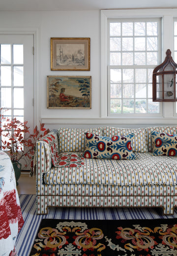 La Fortuna Fabric Red, Blue, Green, Yellow