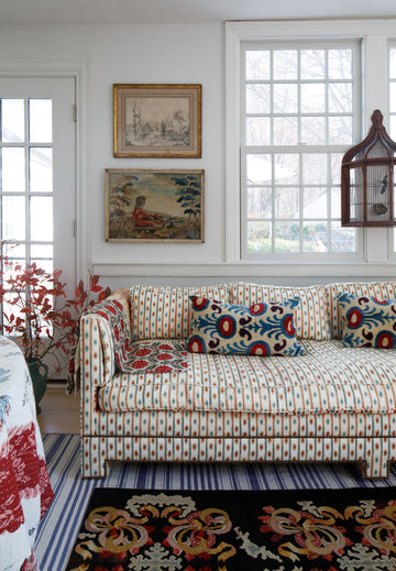 La Fortuna Fabric Blue Red