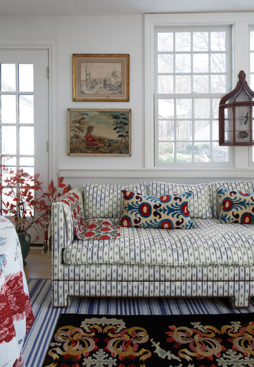 La Fortuna Fabric Sage Green Blue