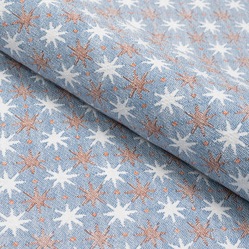 Lucky Indoor Performance Fabric Blue Orange