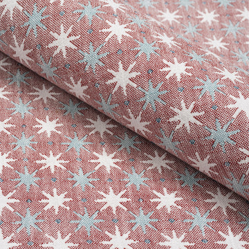 Lucky Indoor Performance Fabric Red Blue