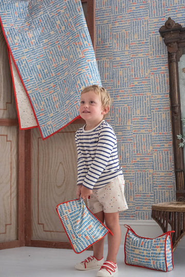 Oso & Me x Sister Parish Albert Grasscloth Last Call