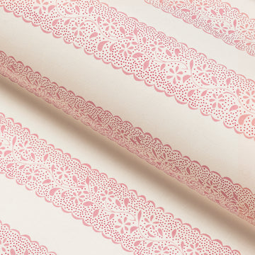 Dolly Stripe Fabric Pink