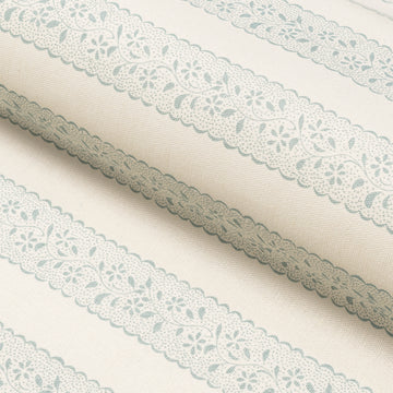 Dolly Stripe Fabric Seafoam