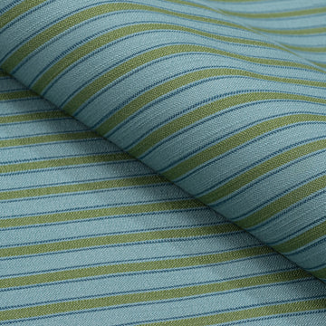 Seville Stripe Indoor Performance Fabric Lettuce Green