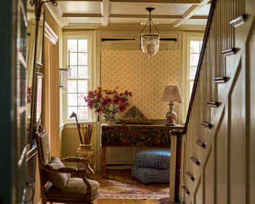 Campobello Performance Fabric (Reversible) Blue