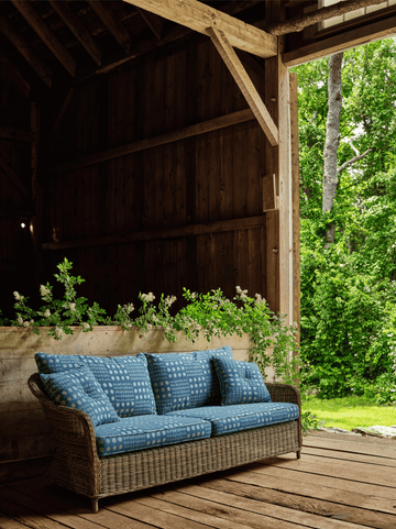 Campobello Performance Fabric (Reversible) Blue