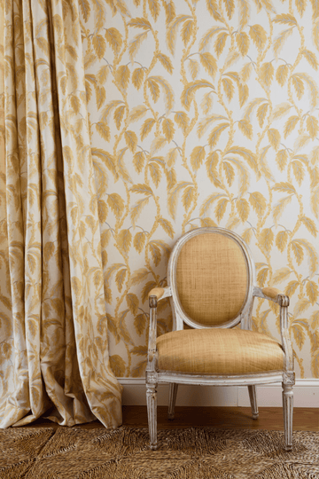 Palm Grove Wallpaper Yellow