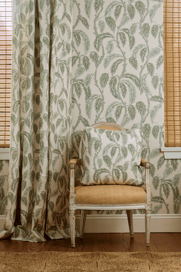 Palm Grove Wallpaper Green