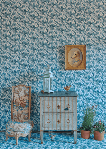 Waldingfield Wallpaper Blue