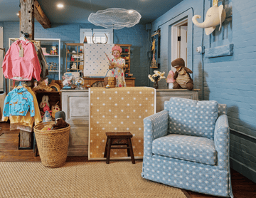Lucky Indoor Performance Fabric Seafoam